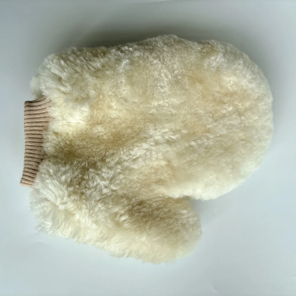 Eco Friendly Car Wash Glove 2Fingers Wool Wash Mitt/Mittens
