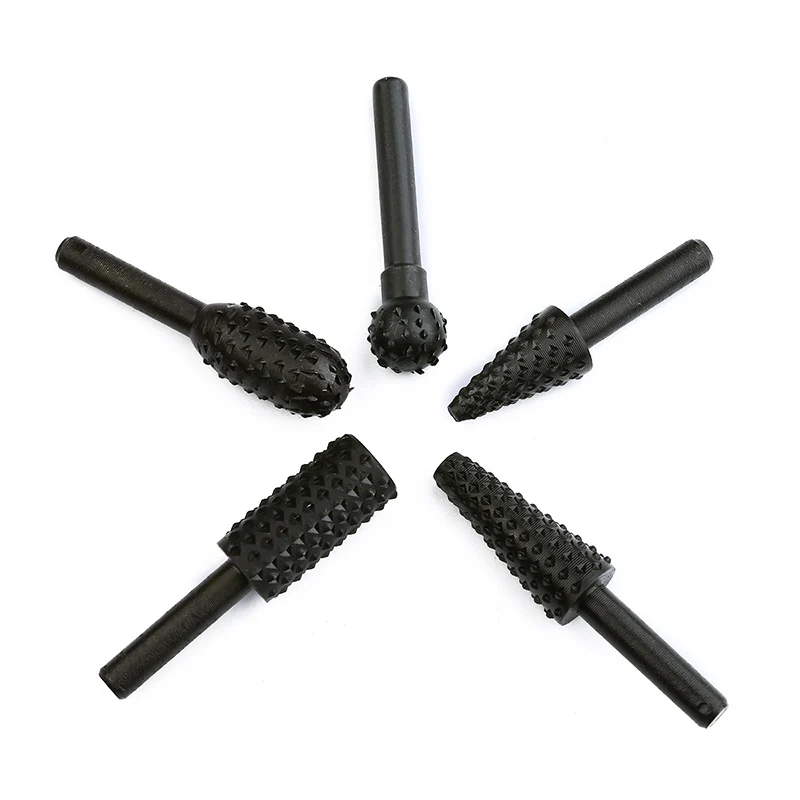 Набор сверл из углеродистой стали для деревообработки, 6 мм, хвостовик 1/4 дюйма, 5 шт.