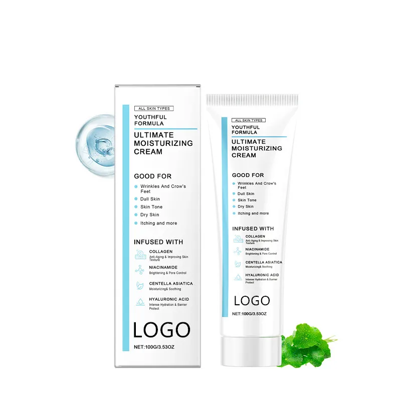 Увлажняющий крем для восстановления кожи с центеллой Asiatica мягкий не вызывающий раздражения ниацинамидом растительными ингредиентами