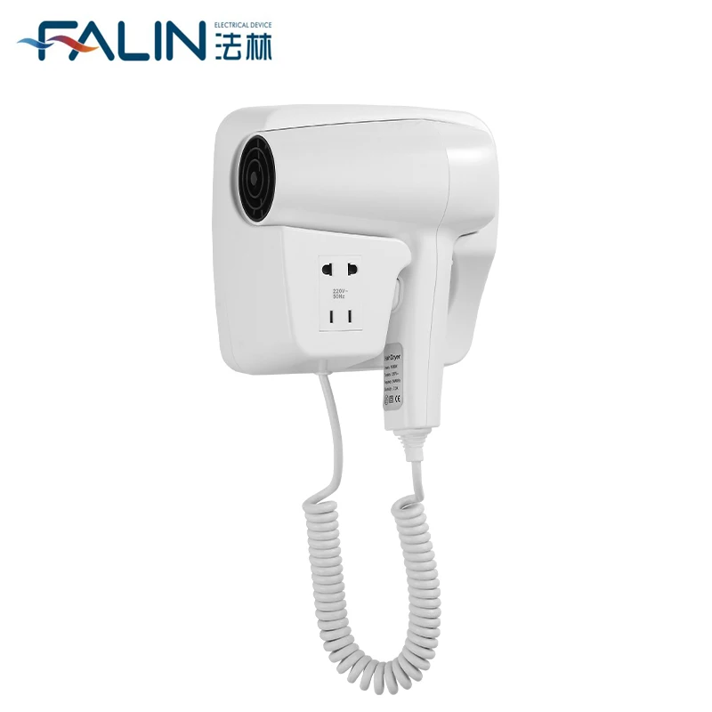FALIN FL-2115 1600W Hotel Hair Dryer electric wall-mounted hair dryer with shaver socket