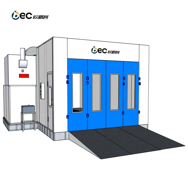 Quality spray booths with High efficiency spray paint oven Dust-free environment for paint job oven paint line for garage