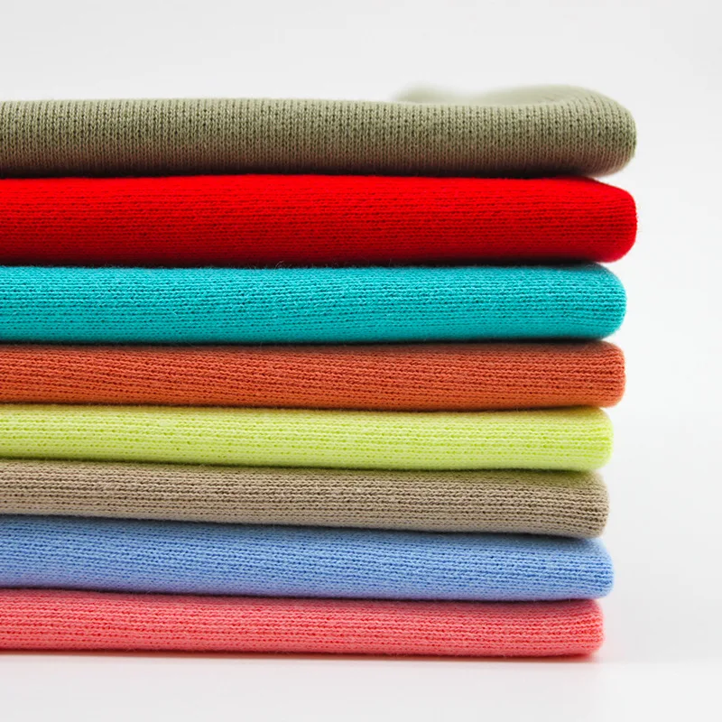 Custom Soft Heavy 75%Cotton 25%Polyester 320g Brushed French CVC Terry Towel Garment Knitted Fleece Fabric for Hoody,Sweatshirt