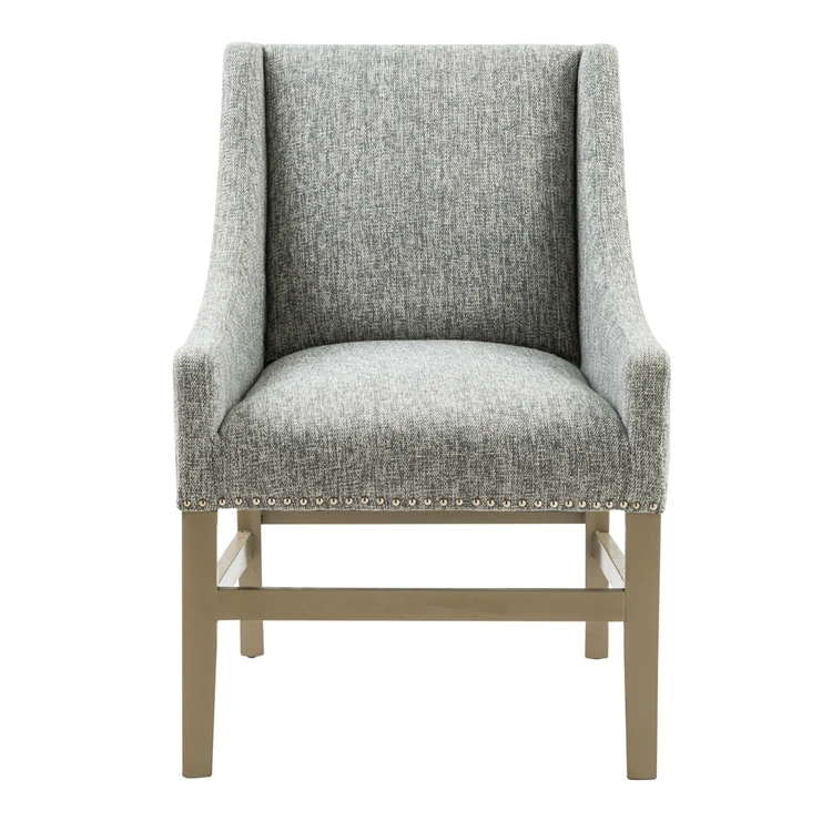 
Professional manufacture cheap wood frame dining room modern arm chair 