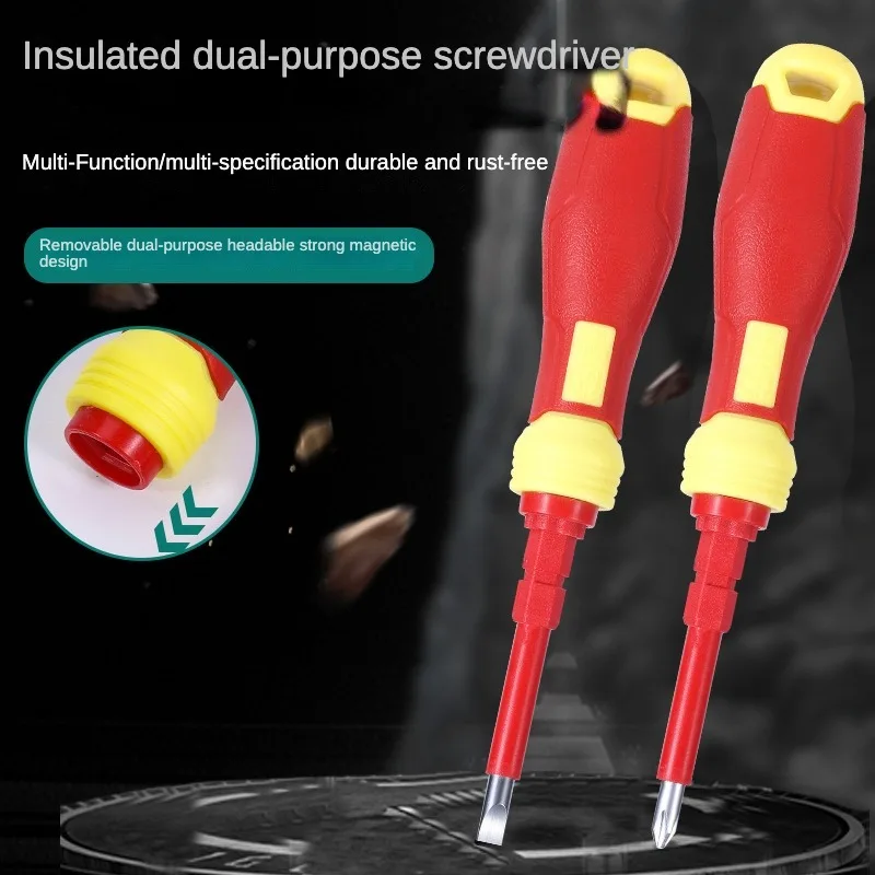 Multi Function Electrical Voltage Tester 1000v Slotted Phillips Dual Purpose Insulated Bolt Driver Electrician Screwdriver