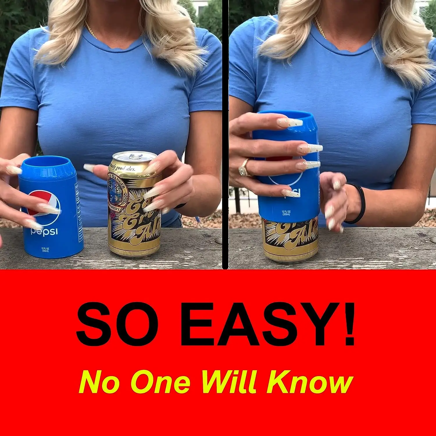 Factory custom Hide Your Beverage Cola Beer Can Covers Silicone Can Shape Cooler Sleeve Cover with 500ml 355ml