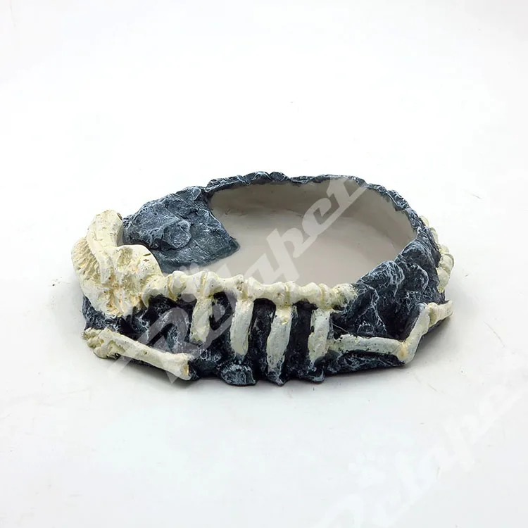 Reptile Water Dish Food Bowls,Reptile Tank Decor Bowl for Leopard Gecko Lizard Spider Scorpion