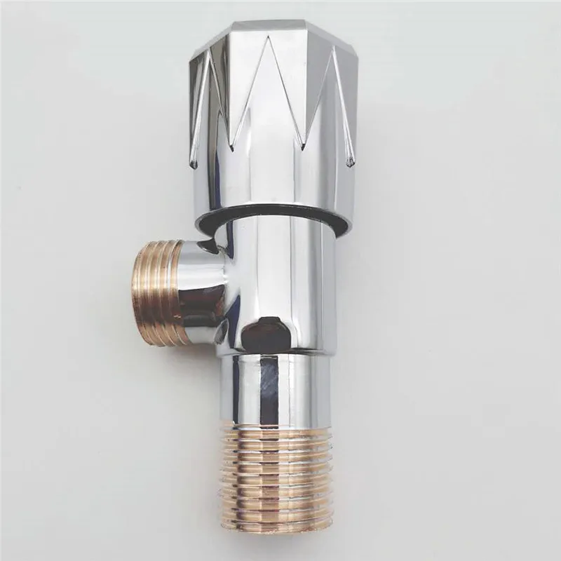 Factory Made High Quality Forged Copper Rod Copper Core Brass Angle Valve All Copper Faucet Accessories Angle Valve Brass
