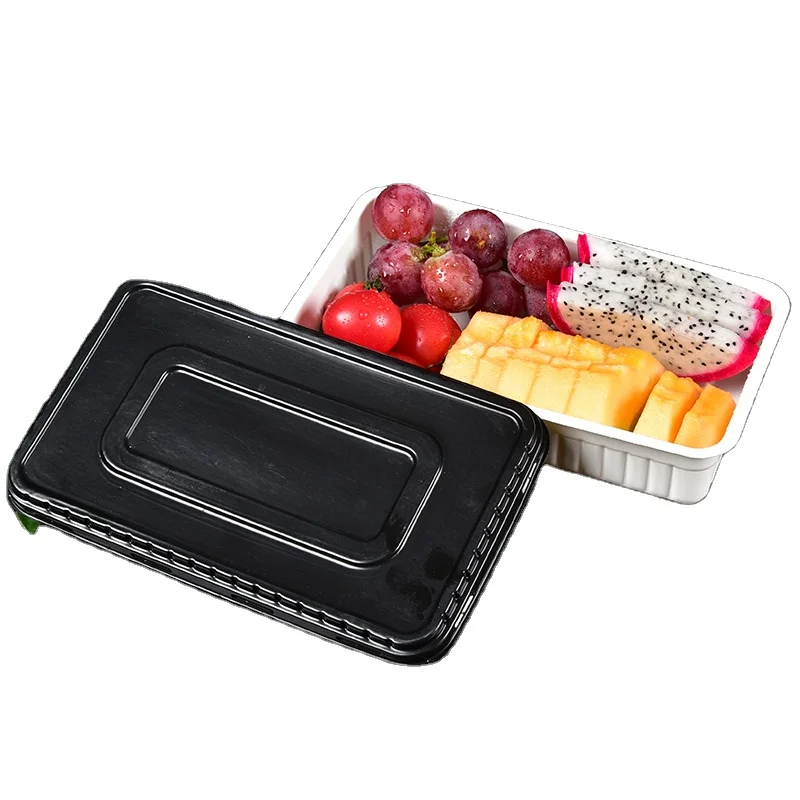disposable plastic fast food box take away lunch container