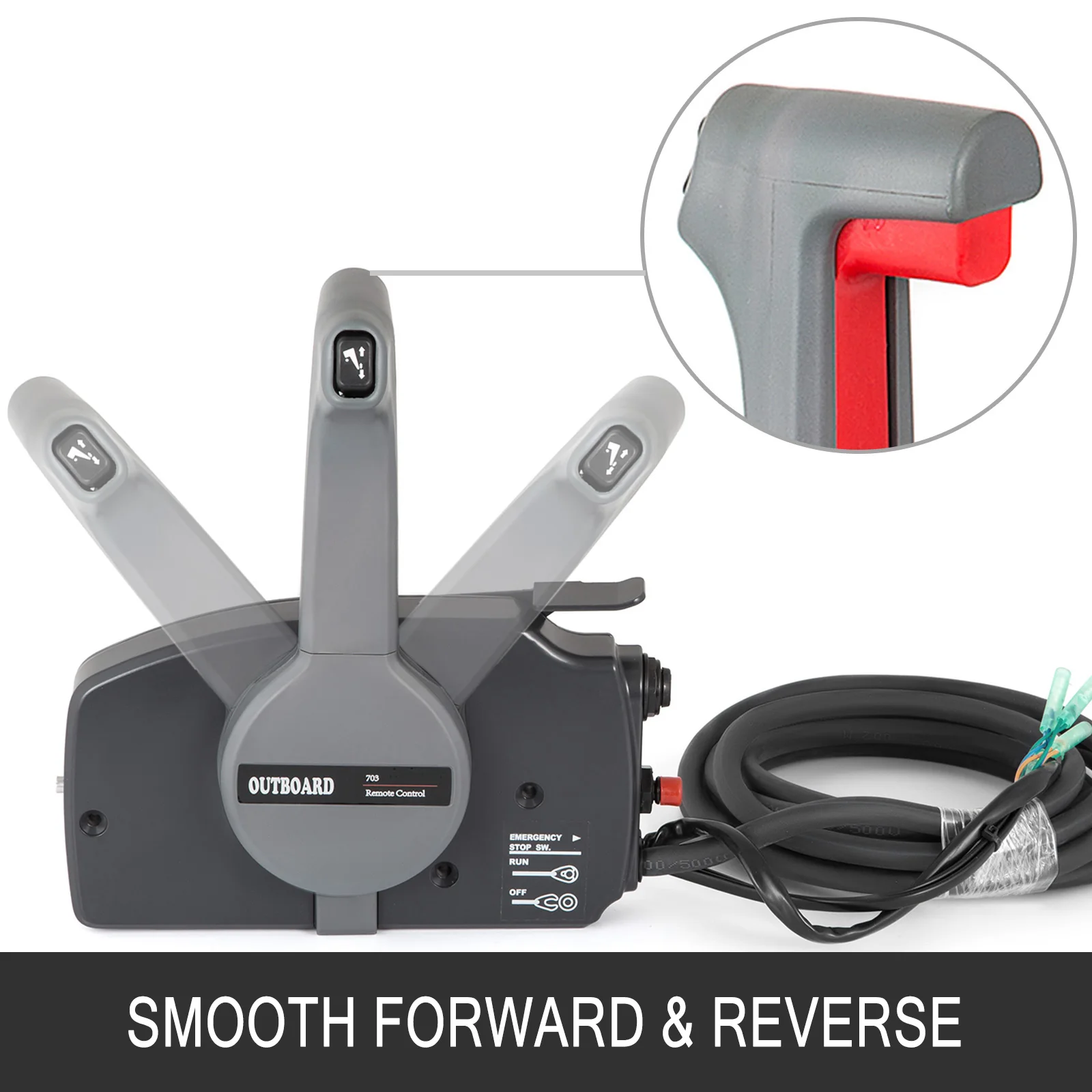 Outboard Remote Control Box for Yamaha Boats Motor With Throttle Shifter Boat Accessories 16 FT 10Pin Harness Tilt Switch