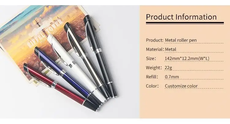 New Design Hot Promotional  Metal Roller Pen