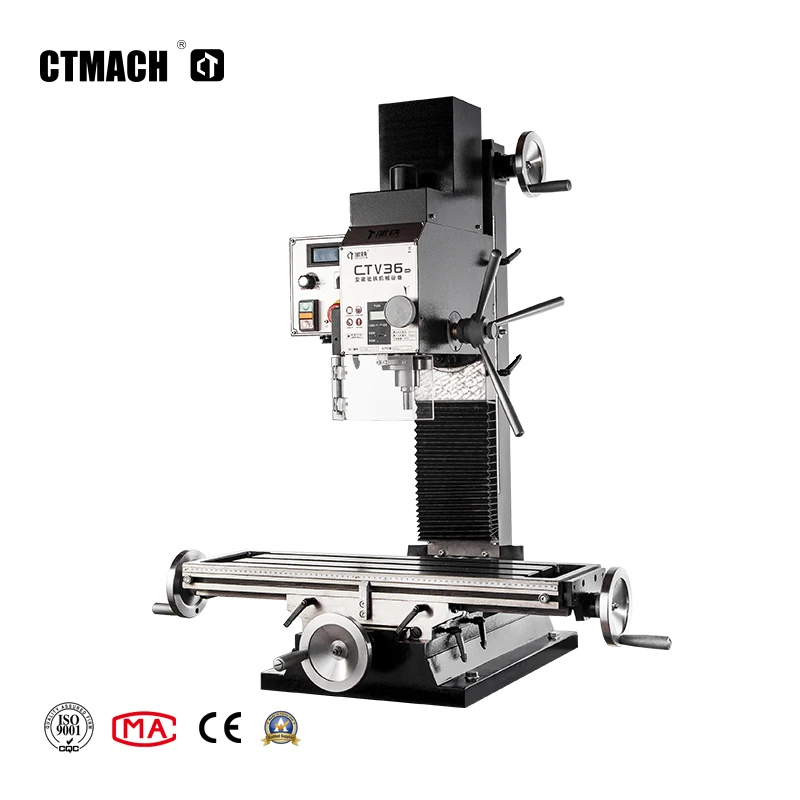 CTV36 variable speed drilling and milling machine for metal working