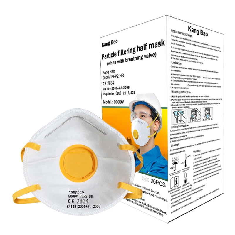 CE mask ffp2 industrial using respirator Dust protection EN149 2001 Masker with Valve wholesale high quality Nose Dust masks
