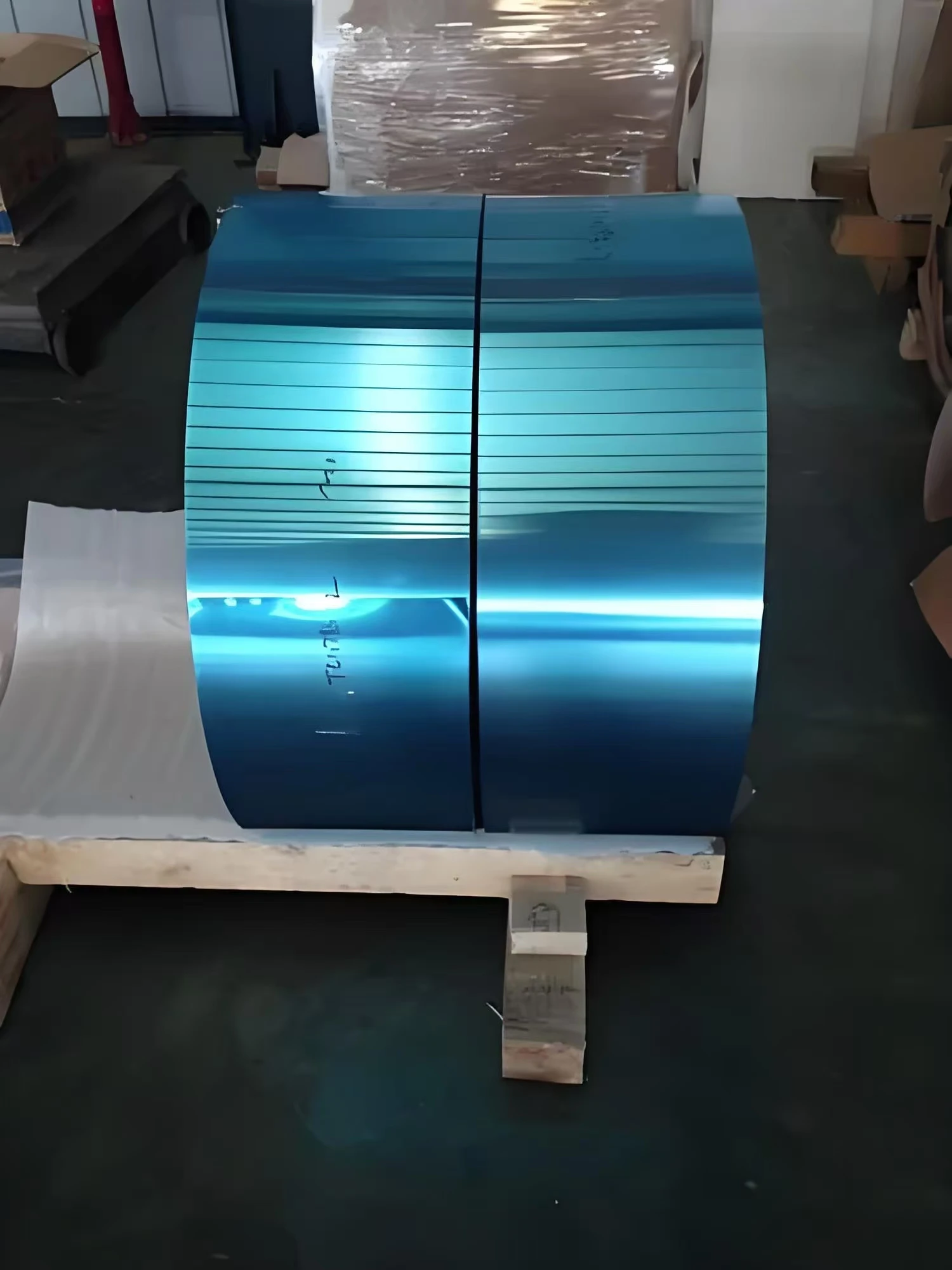 8011 Aluminum Foil For Air Condition H22 H24 Golden Color Hydrophilic Aluminium Foil