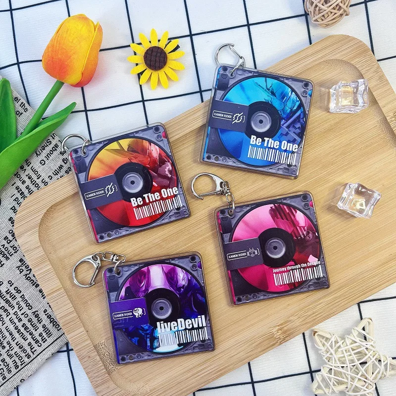 Daqido мультфильм круглый акриловый Cd брелок Kpop кулон
