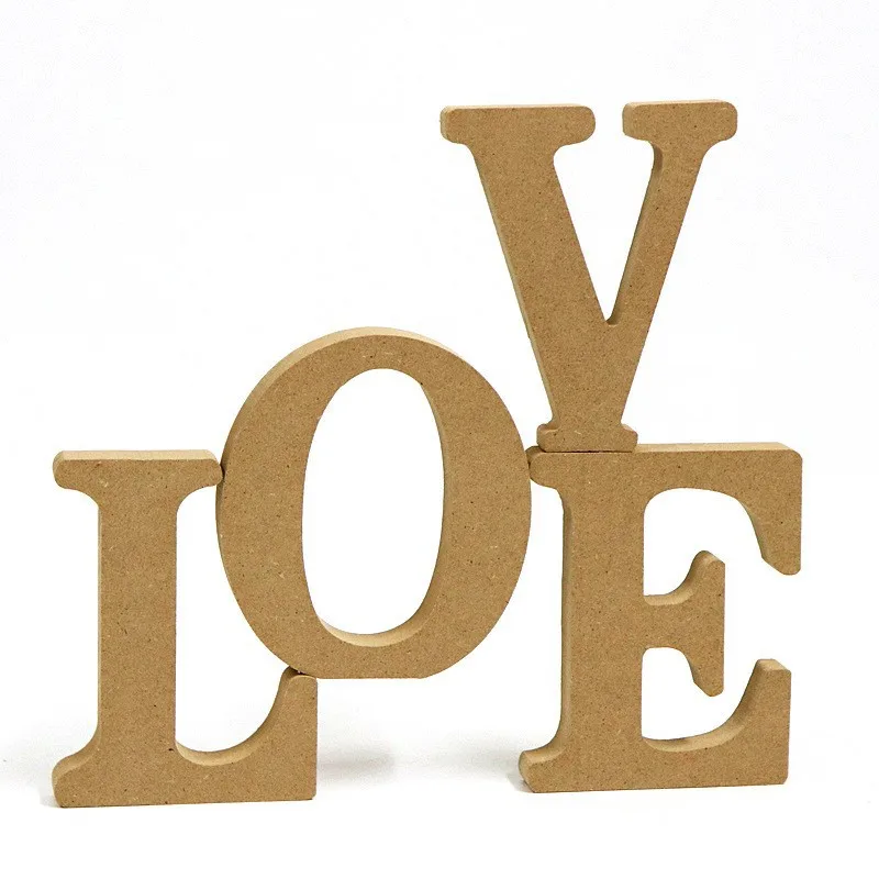 letter, wooden words