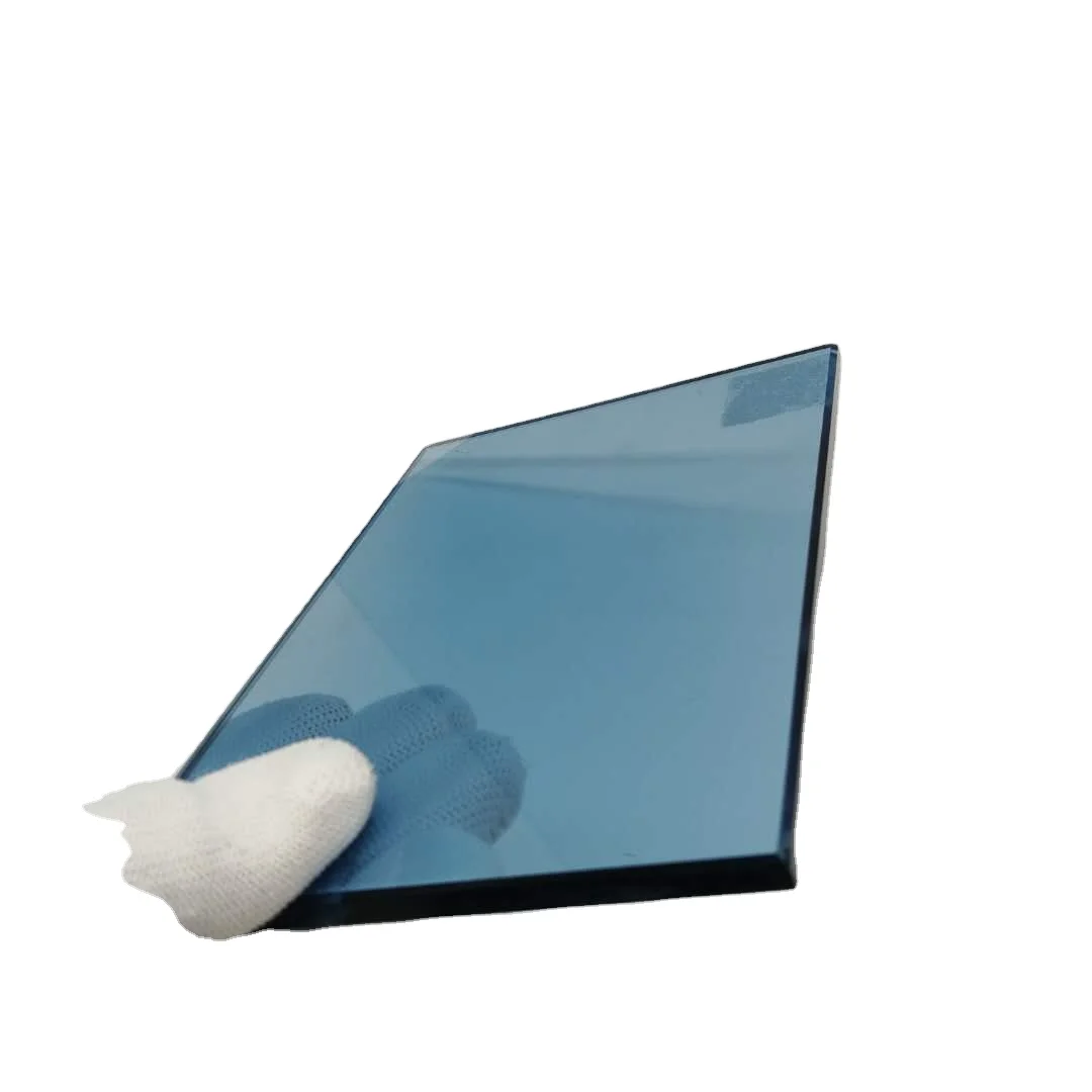 China Building Dark Blue Reflective Coated Glass 4mm 5mm 5.5mm 6mm 8mm 10mm 12mm Float glass