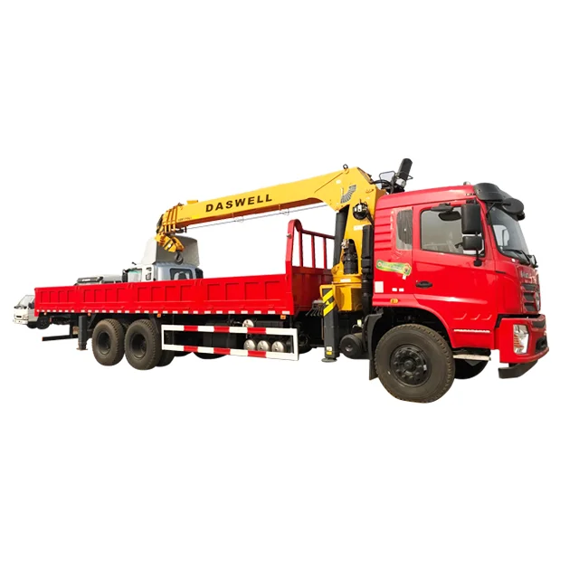 four booms 8 T lifting capacity truck mounted crane factory supply