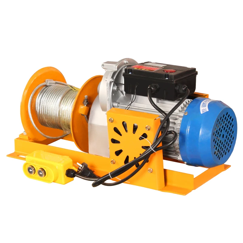 small size strong power multi-function crane mini crane motor electric winch hoists