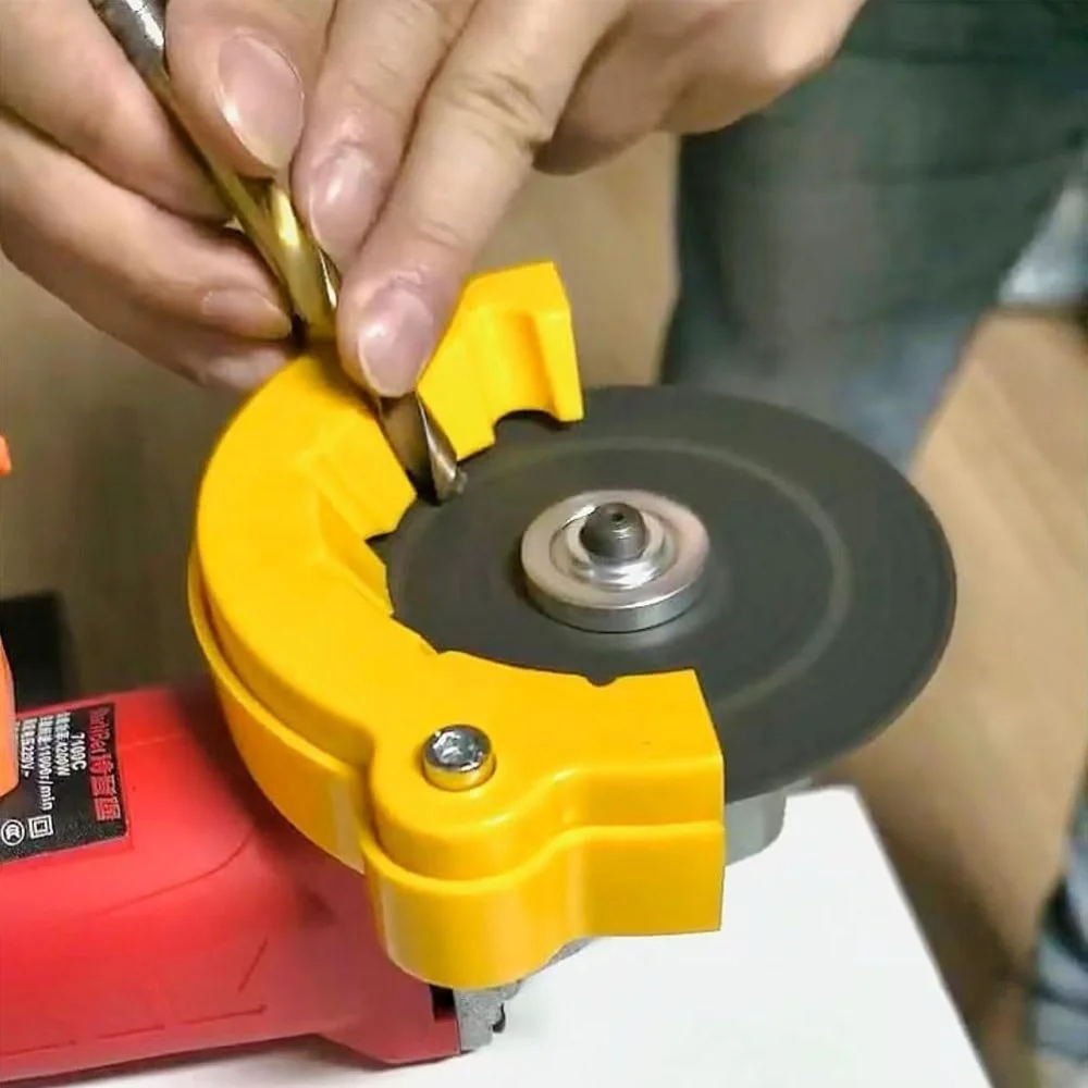Angle Grinder Drill Grinder,Drill Bit Grinding Machine Accessory Plastic Multi-Size Grinding Aid 4-12MM Twist Drill Bit Grinder.