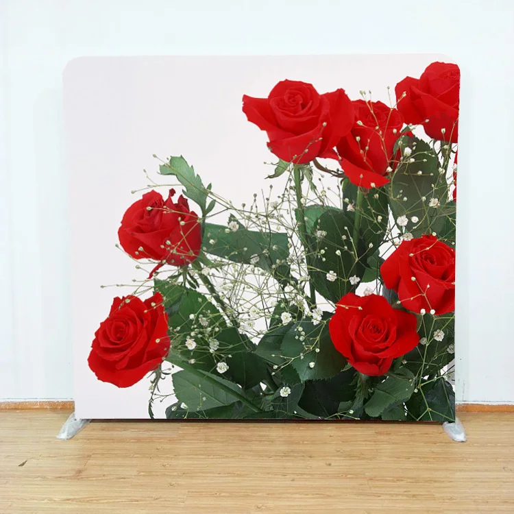 10ft Straight Custom Pillow Case Advertising Display Stand Photo Booth Backdrop
