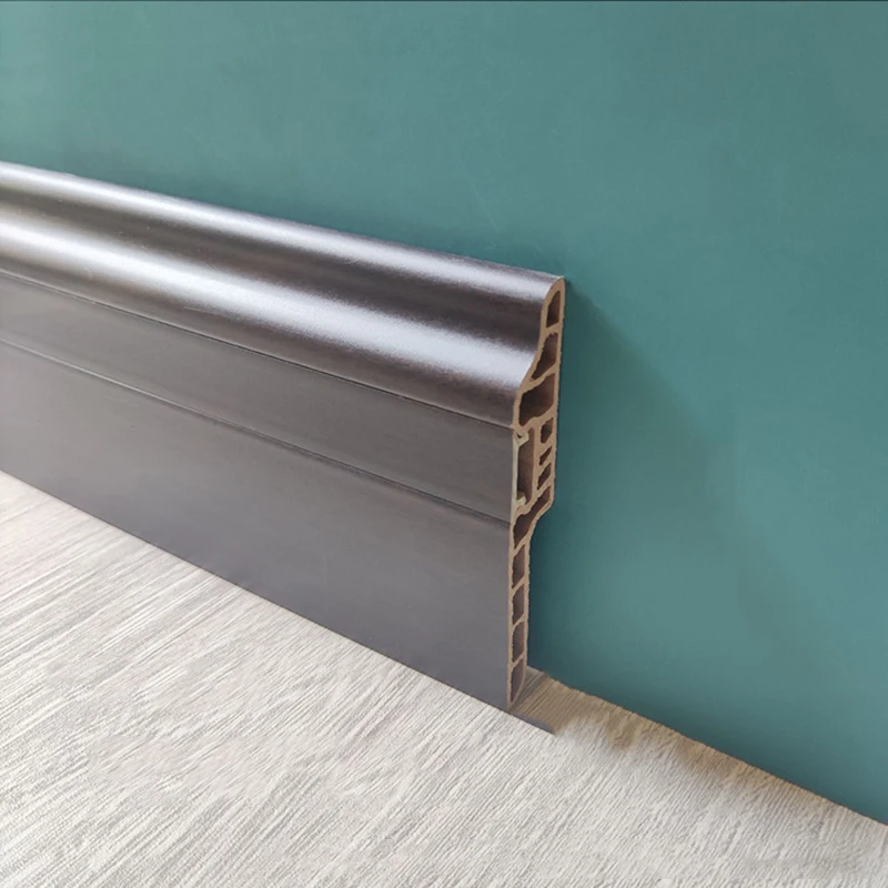 Original factory hard marble colour 14mm metal wall baseboard skirting for living room