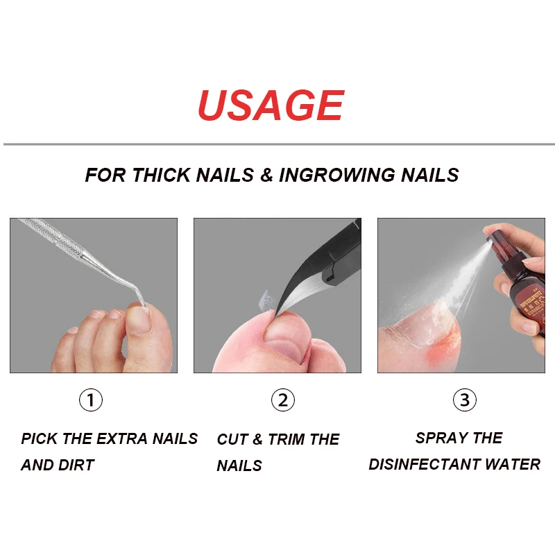 professional nail tools set stainless steel toe nail groove nipper cuticle cutter