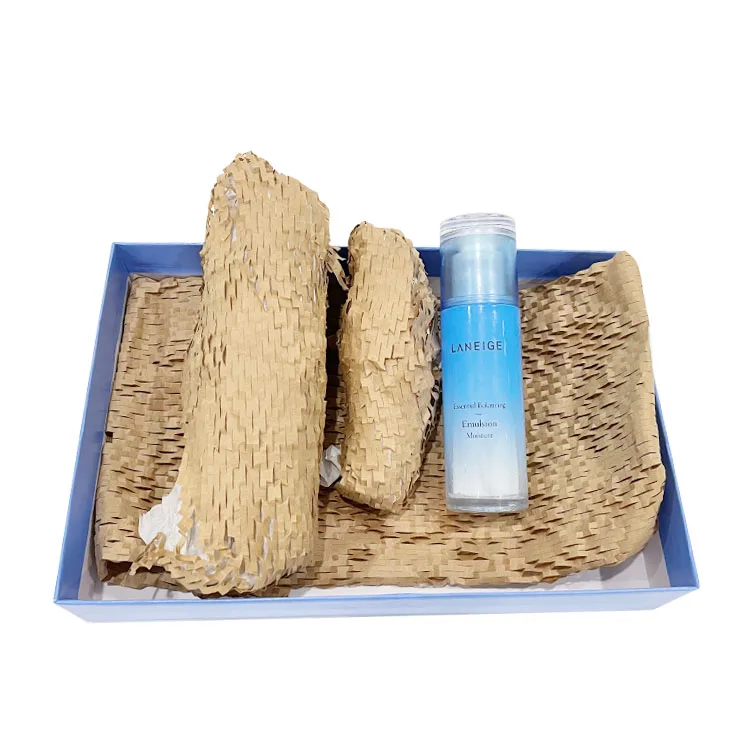 Wholesale Of New Materials honeycomb cushion paper honeycomb paper packaging for Wrapping Glass Cosmetics Wine Material