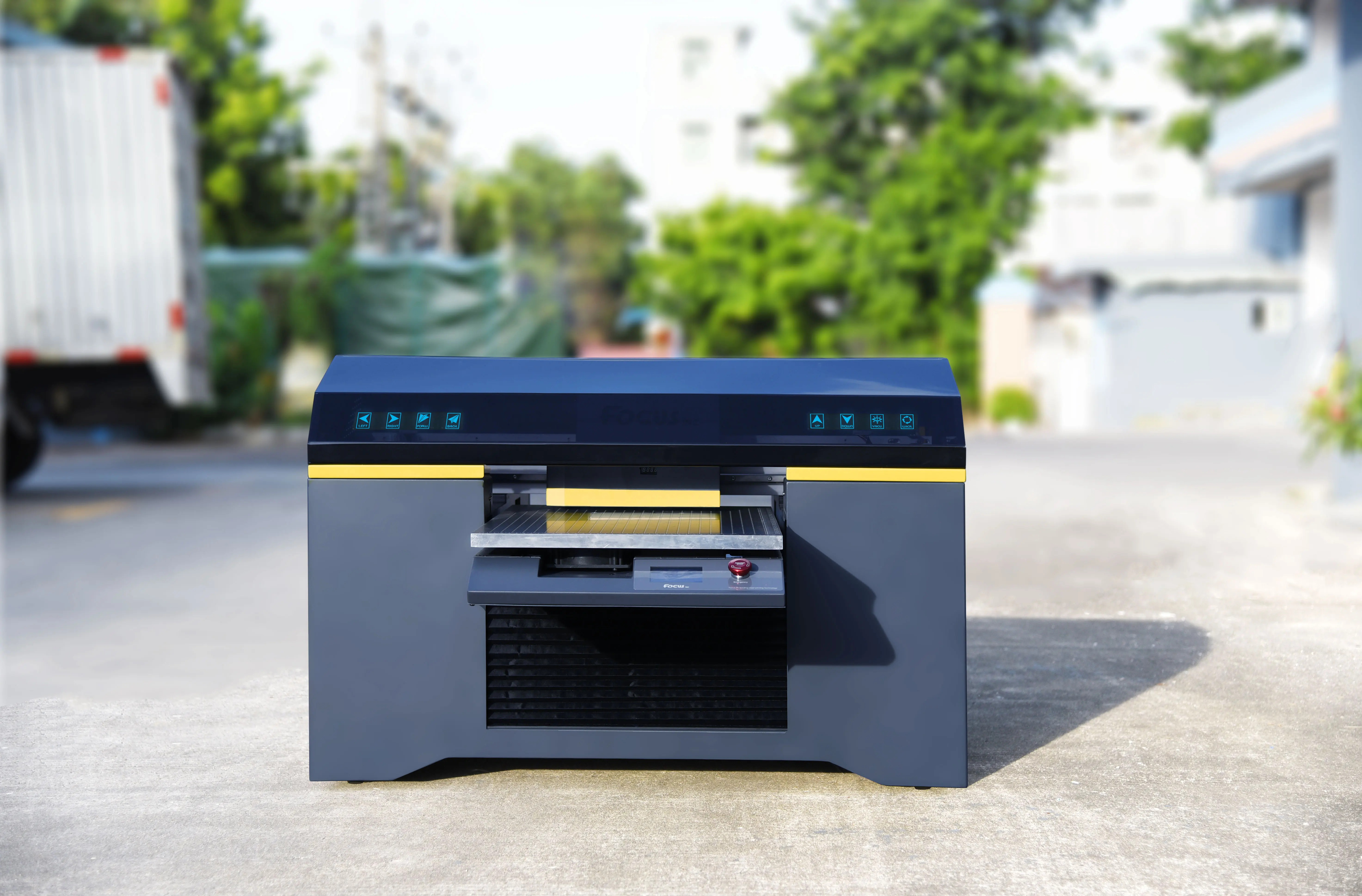 FOCUSINC uv varnish printer spot uv printer printing machine flat uv a2 printer pvc card