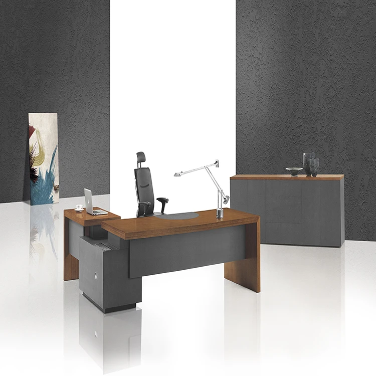 2022 Modern Furniture Manager Desk Workstation Luxury Wooden Executive Office Desk Office Table