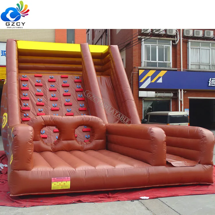Playground Land Inflatable Rock Climbing Attractive Used Rock Climbing Wall