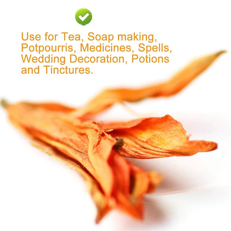 Ароматные натуральные цветы лилии, органические сушеные цветки лилии, полезный чай, китайский лилий