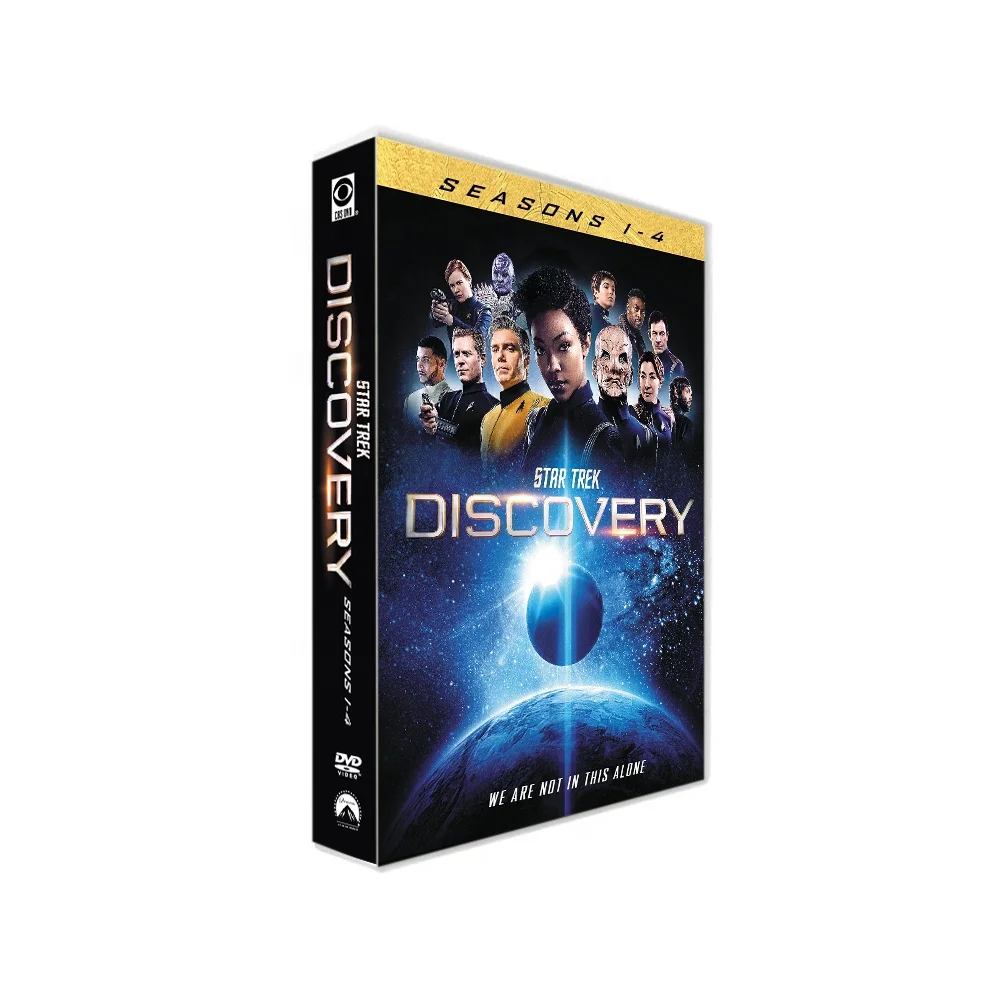 Звездный путь discovery Сезон 1-4 16DVD DVD наборы в коробке Фильмы ТВ шоу фильм купить Китай Заводская поставка Бесплатная доставка регионы 1