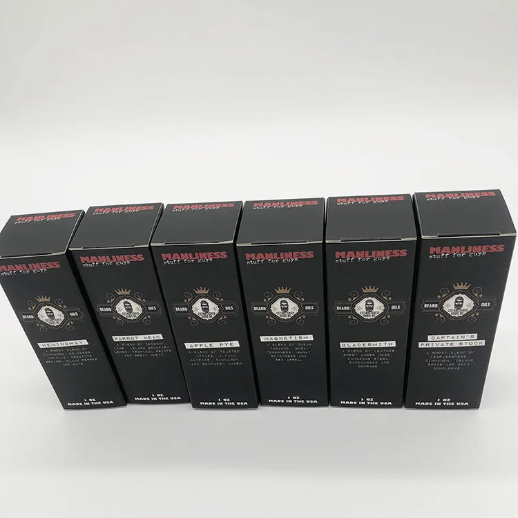 Custom 10ml/30ml dropper bottle paper packing box for hemp e-juice beard cbd oil perfume supplements products packaging boxes