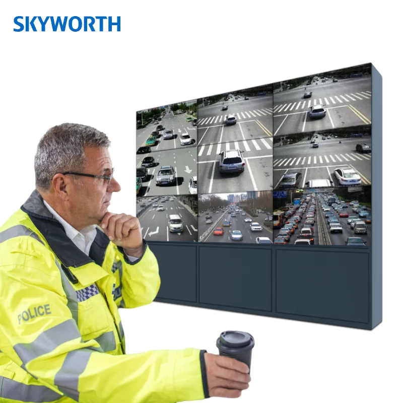 Skyworth Splicing Backdrop Auditorium Hanging Led Tv Display Module Screen for Concert Event Rental Stage Elegant Party 55 Inch