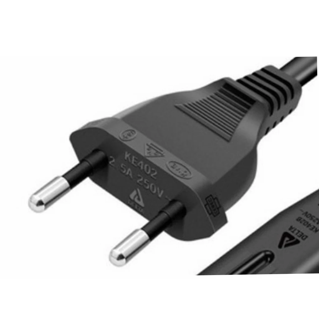 Pure Copper 1.5m Korea Plug Single-ended bare wire-tail power cord 0.75 square Korea two core bare cable