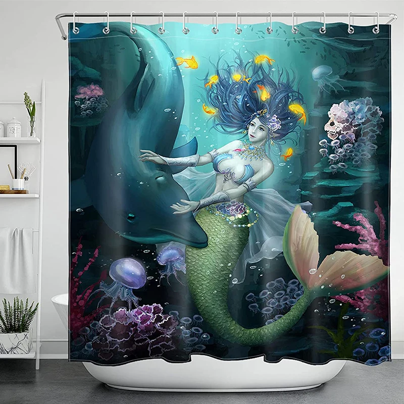 Free Sample 80cm*80cm Waterproof Shower Curtain