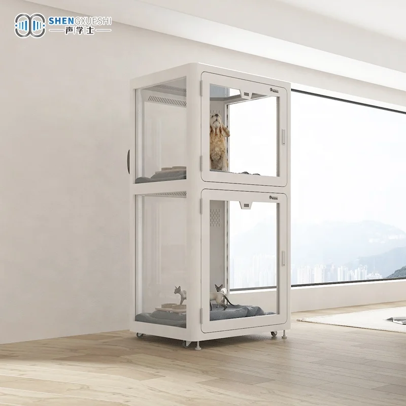 OEM custom metal frame pet mobile modular sound proof room soundproof-cabin mini soundproof room for cat and dog