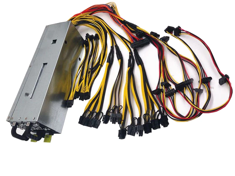  Блок питания GPU Mining PSU Bitmain Antminer в пк 110v/1600w 220v/2400w > 1000W Desktop 24pin Stock