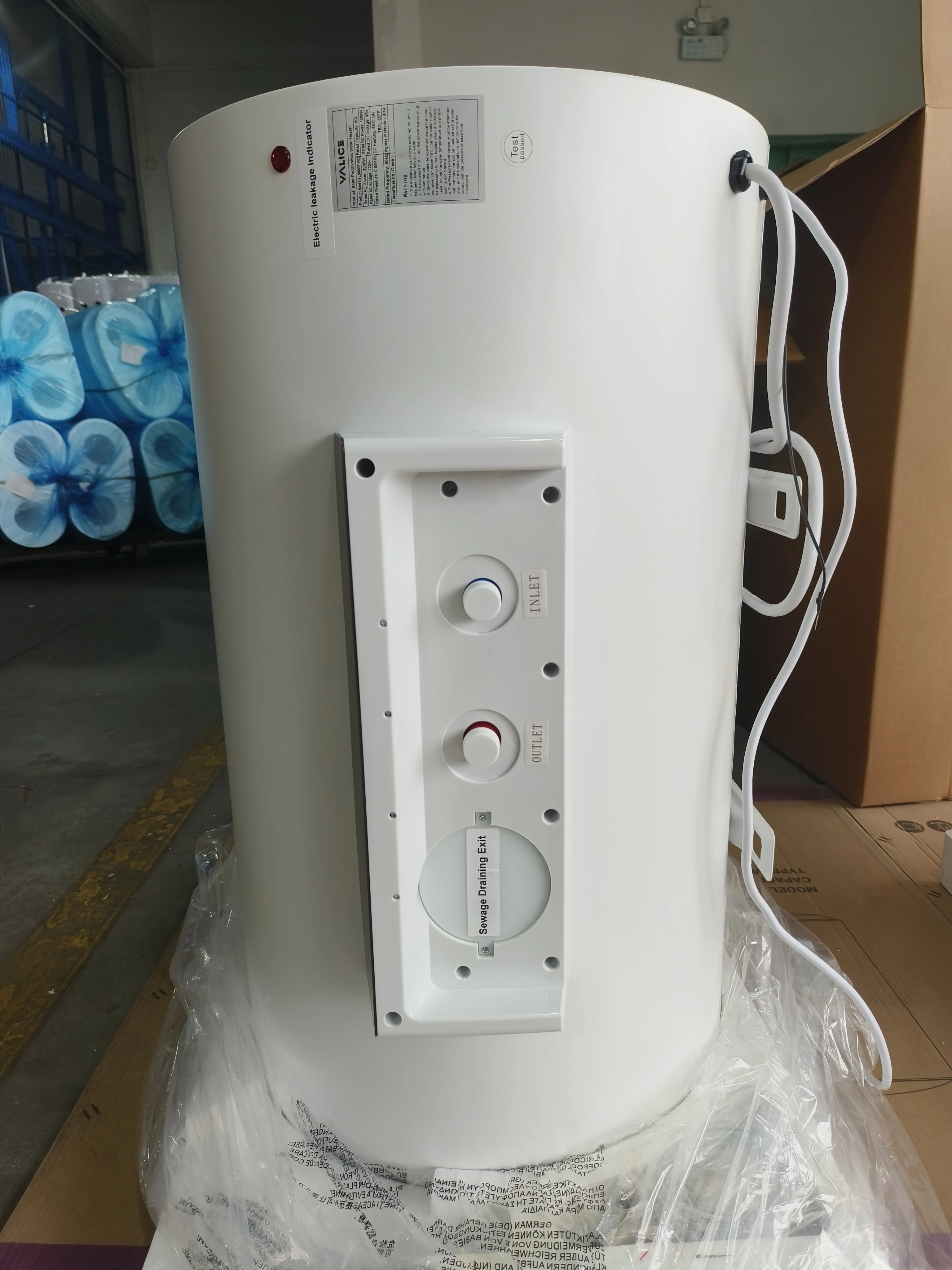 Home Appliance DC&AC Heating Adjustable Temperature 60L 80L 100L Water Heat Electric  solar heater