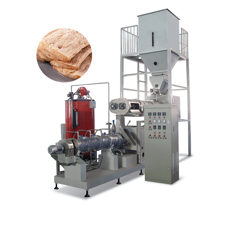 Impossible Food Meat Analogue Extruder Machinery/pea Protein Meat Production Line/wet Tvp Tsp Extrusion Machine Made In China