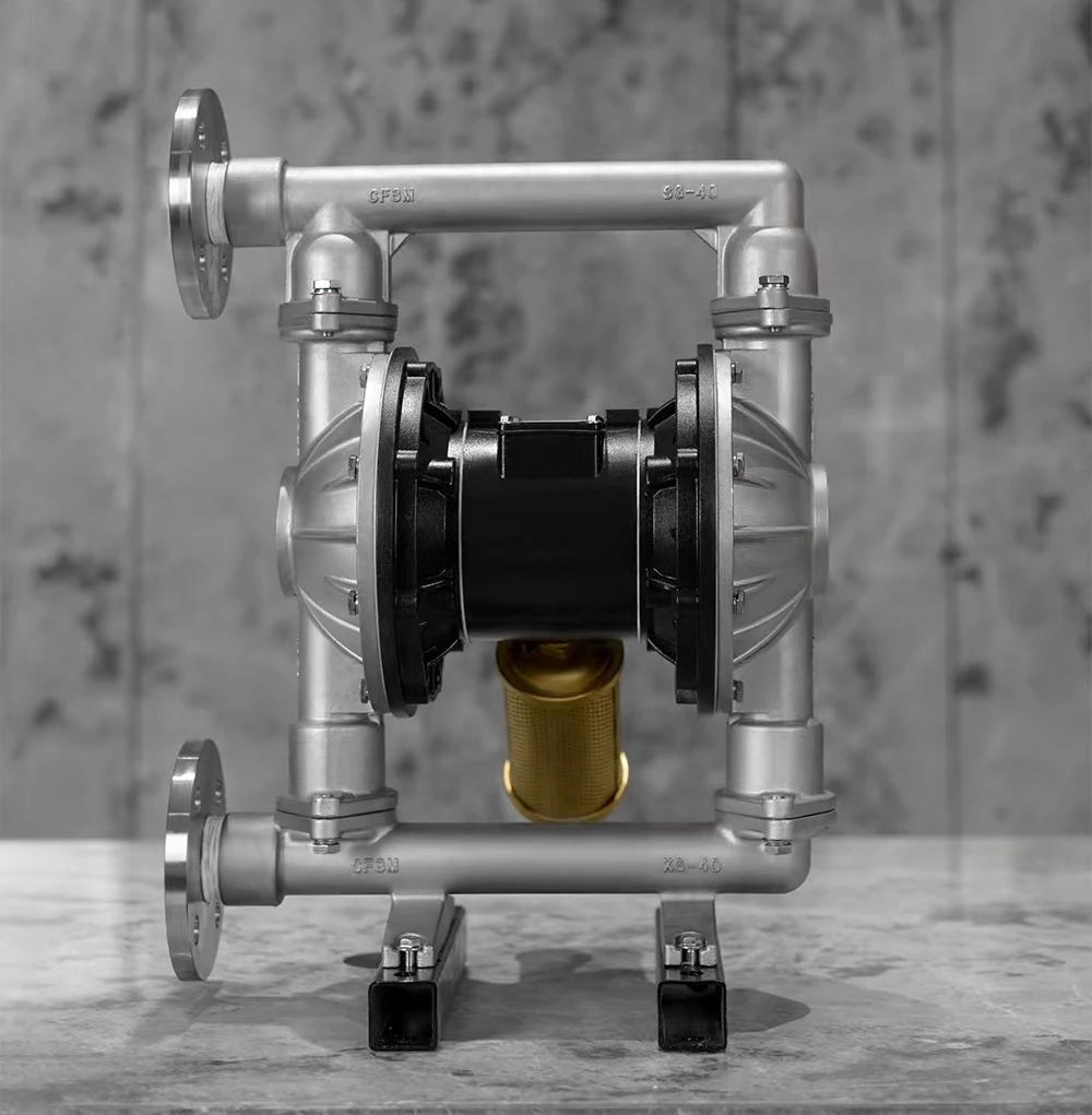 Food Grade Stainless Steel 304 316l Pneumatic Air Diaphragm Pump Sanitary Liquid Transfer Pump For Paste