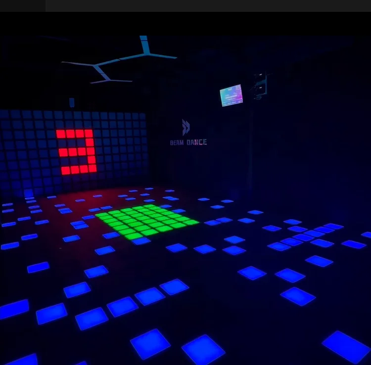 Hot selling RGB floor projector game led floor game tiles