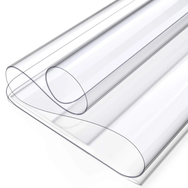 Home Office Desktop Non-Slip Waterproof Wear-Resistant PVC Transparent Clear Desk Pad Mat