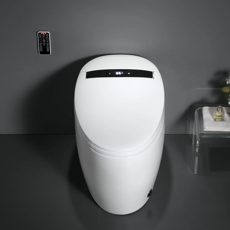 Oval Shape Automatic Function Electric Smart Modern Toilet