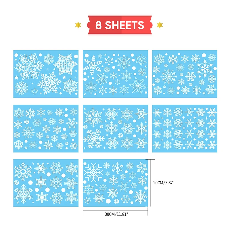 2023 Cheap Promotional Holiday Hoom Decorative Advertising Decor Halloween Christmas And New Year Glass Custom Window Stickers