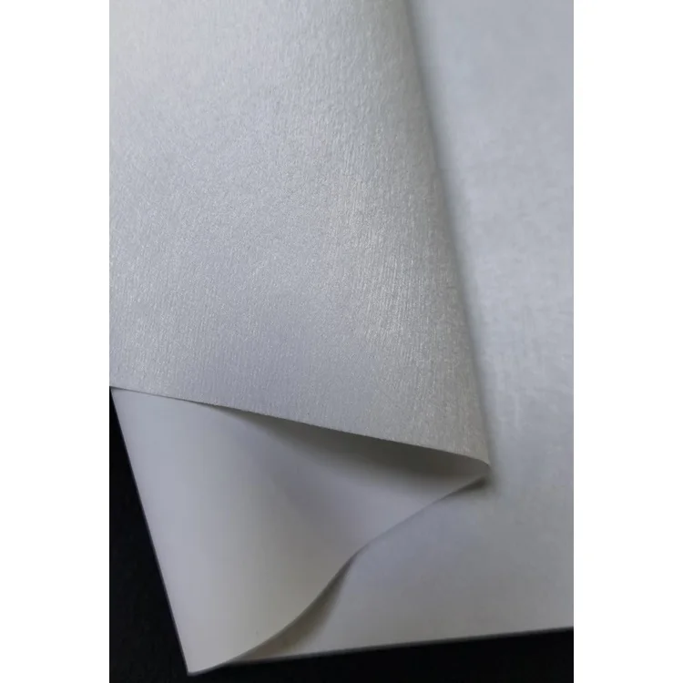 Термо герметизируемая ПВХ ламинированная белая Нетканая ткань для одноразовой манжеты ISO 10993 надувная высокочастотная сварочная