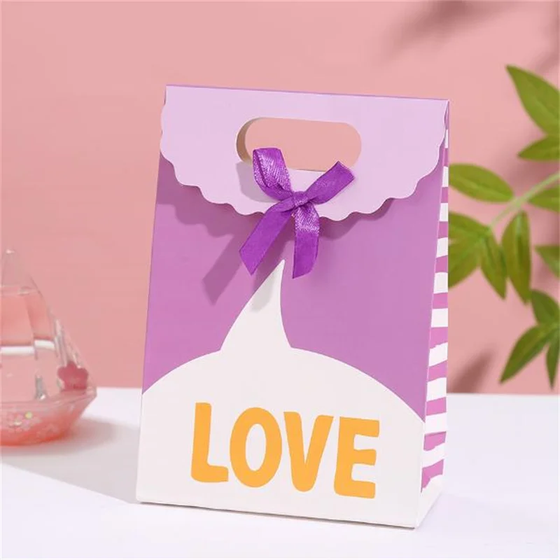 Customization Recyclable Paper Gift Bag Wholesale Selling Beautiful Shopping Business Bags For Guest Favor