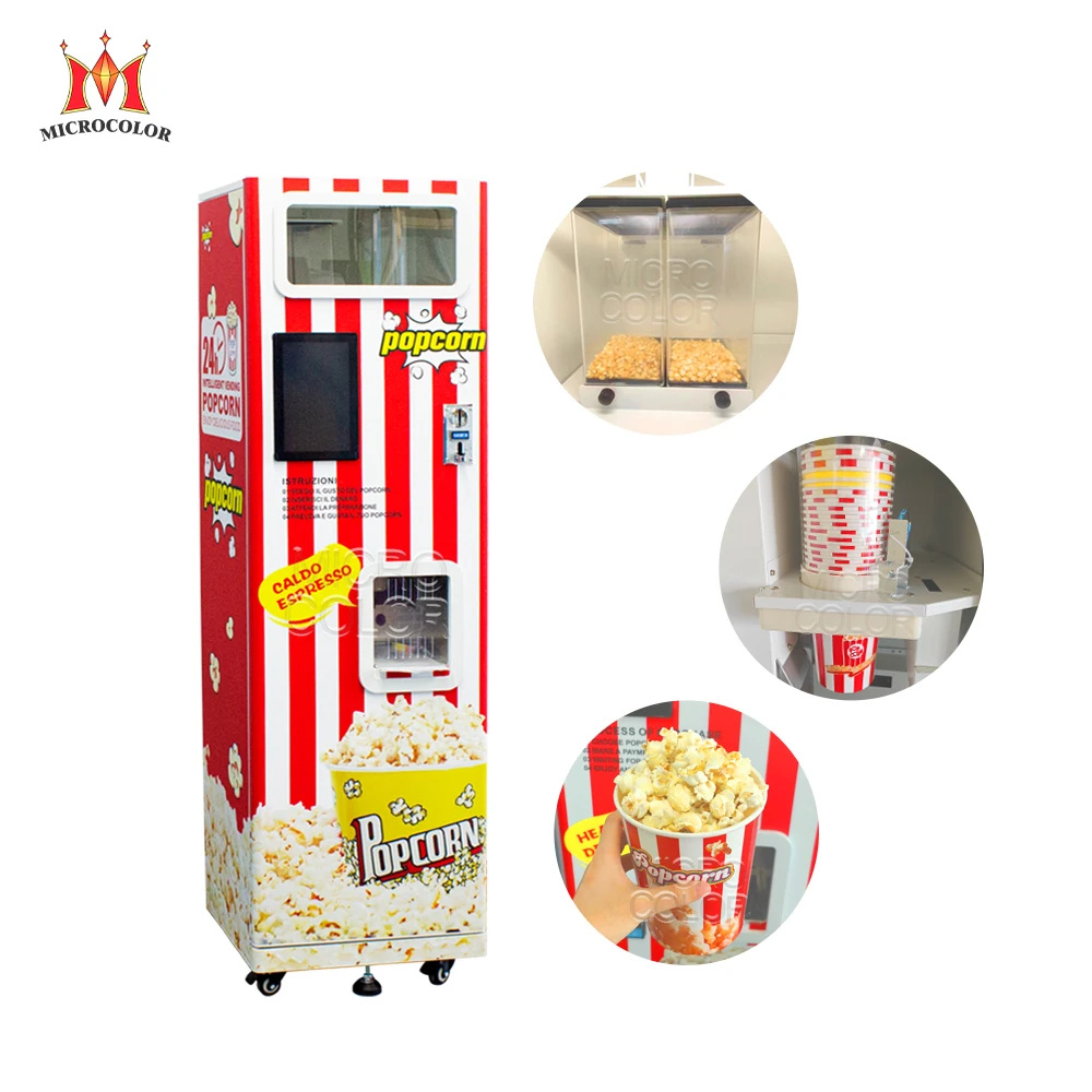 Self-service Small Commercial Popcorn Vending Machine Popcorn Machine Mini Automatic Popcorn Production Machine for Business