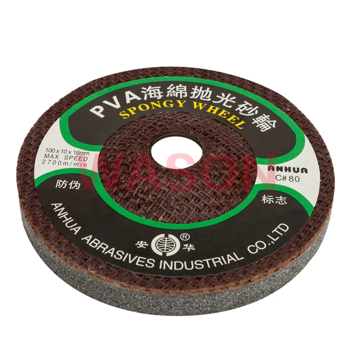 60#/80#120#/220#/400#/600# PVA Sponge Polishing Wheel