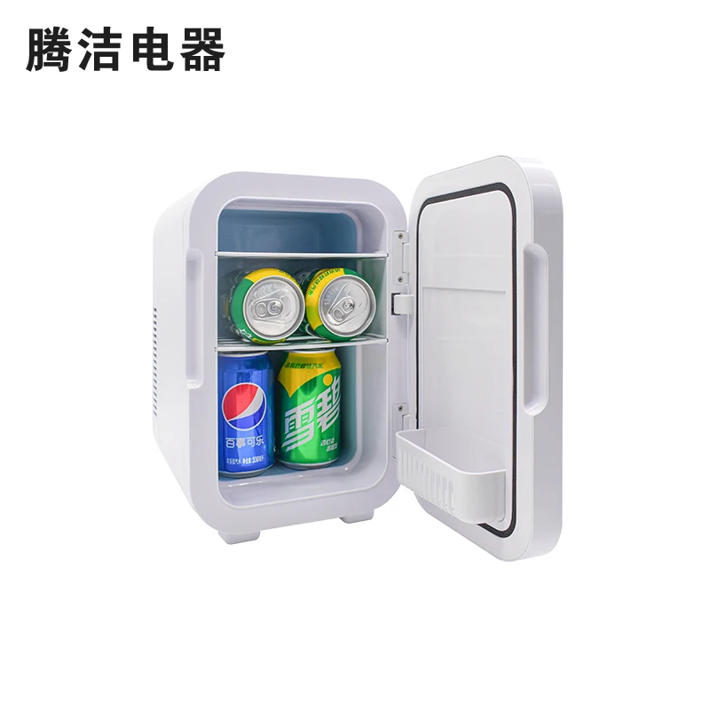 cosmetic cooler 8L  mini fridge mini bar with mirror glass front door car fridge  12/24V 220V